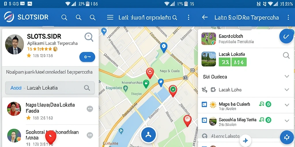 Tampilan antarmuka SLOTSIDR yang sederhana dan informatif.